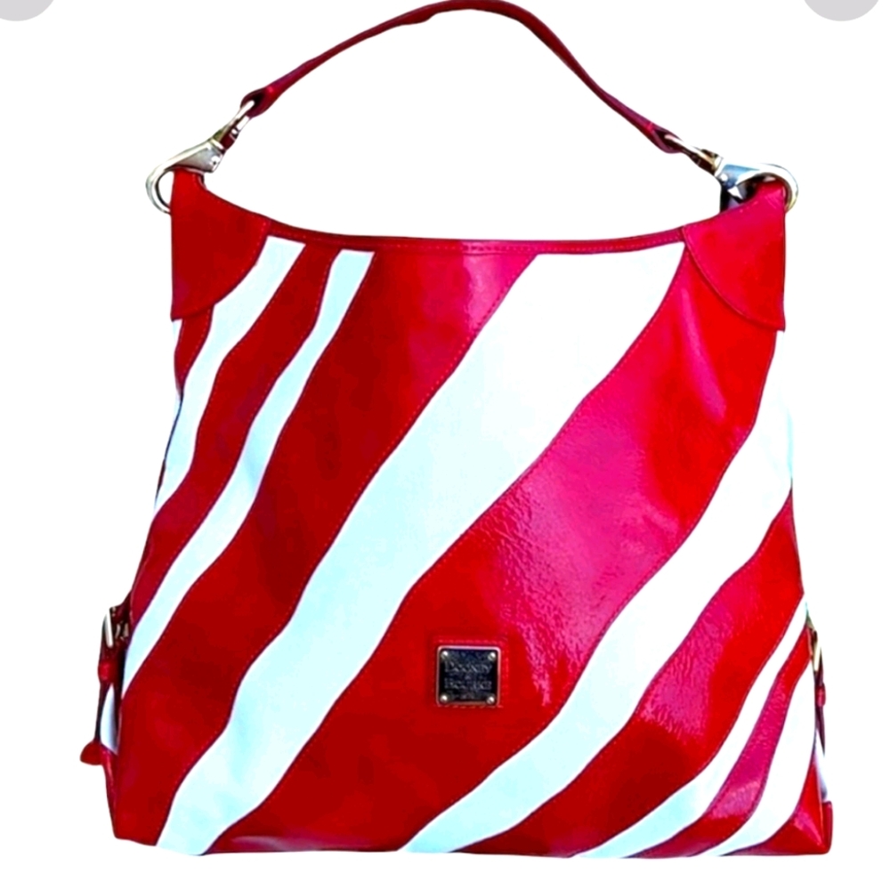 Dooney & Bourke Patent Pink White Zebra Satchel 💖